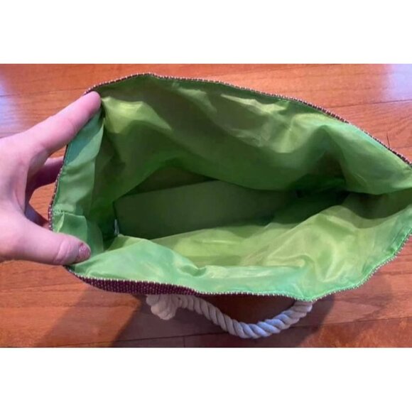 Women’s Small Purple and Green Tote - Picture 2 of 6